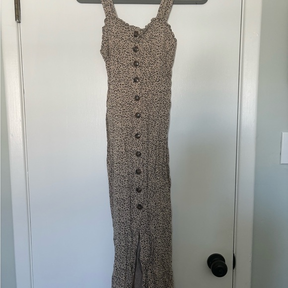 Japna Dresses & Skirts - Japna Cheetah Button-Down Midi Dress